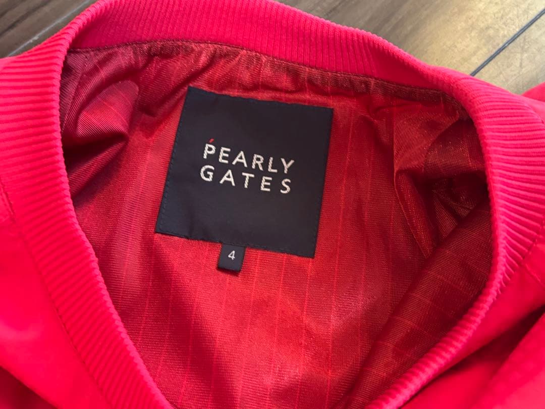 PEARLY GATES 赤スニード ブルゾン サイズ4 パーリーゲイツ