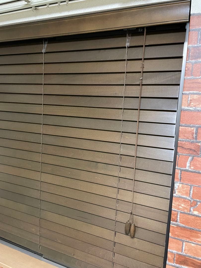 木製ブラインド幅110x高さ100cm