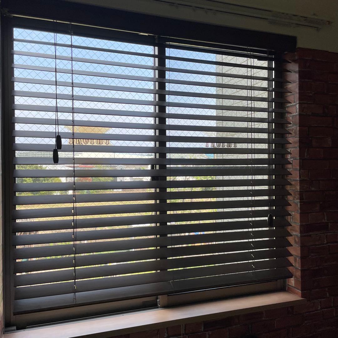 木製ブラインド幅110x高さ100cm