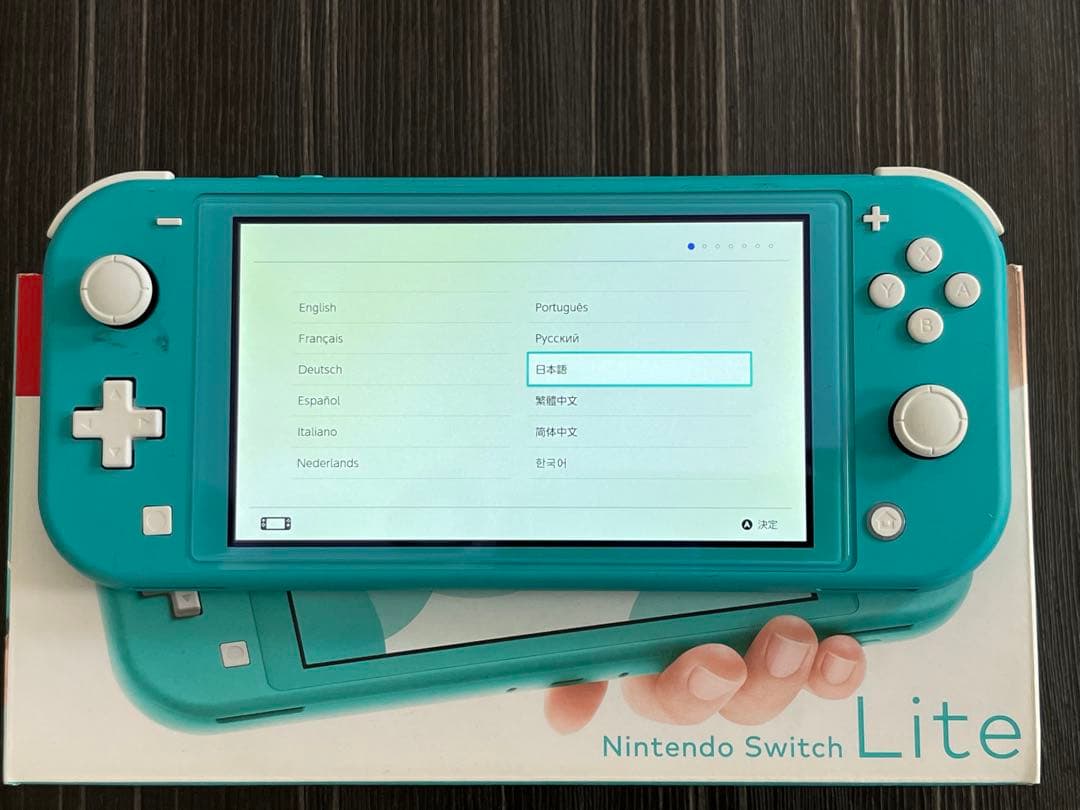 Nintendo switch ライト　本体　ターコイズ