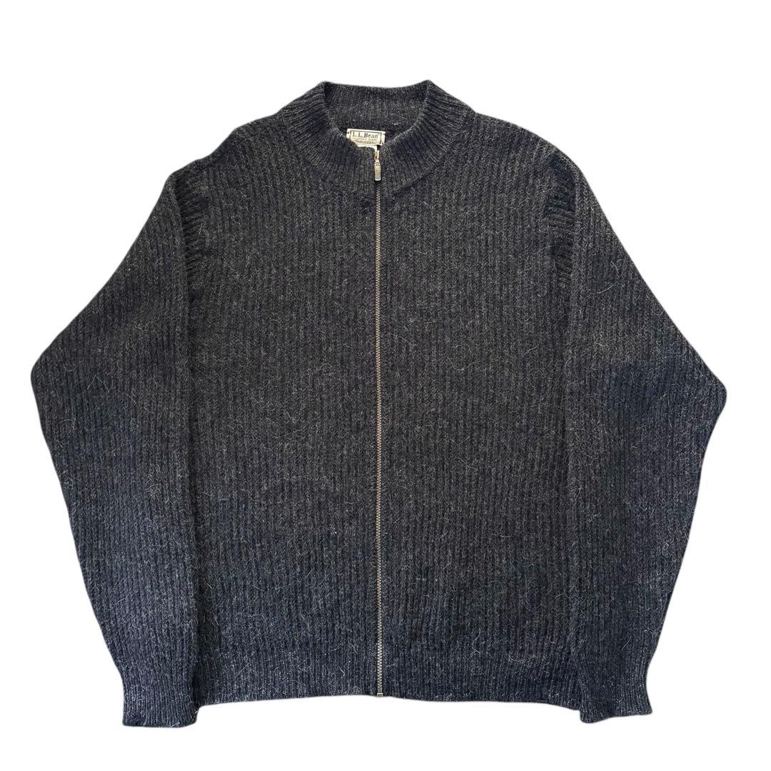 80s USA製　エルエルビーン　ドライバーズニット　アルパカ混ヴィンテージ美品