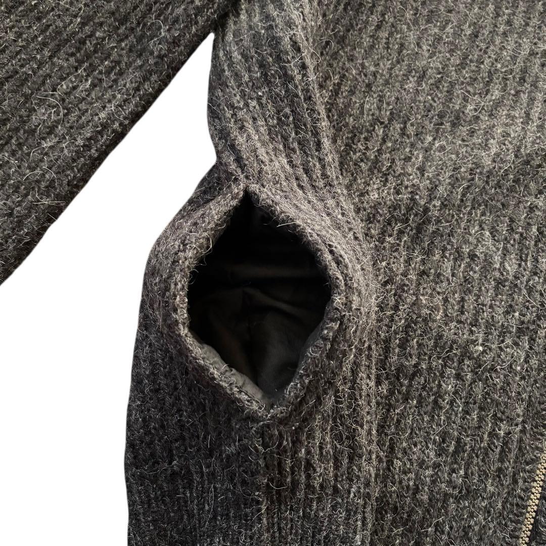 80s USA製　エルエルビーン　ドライバーズニット　アルパカ混ヴィンテージ美品