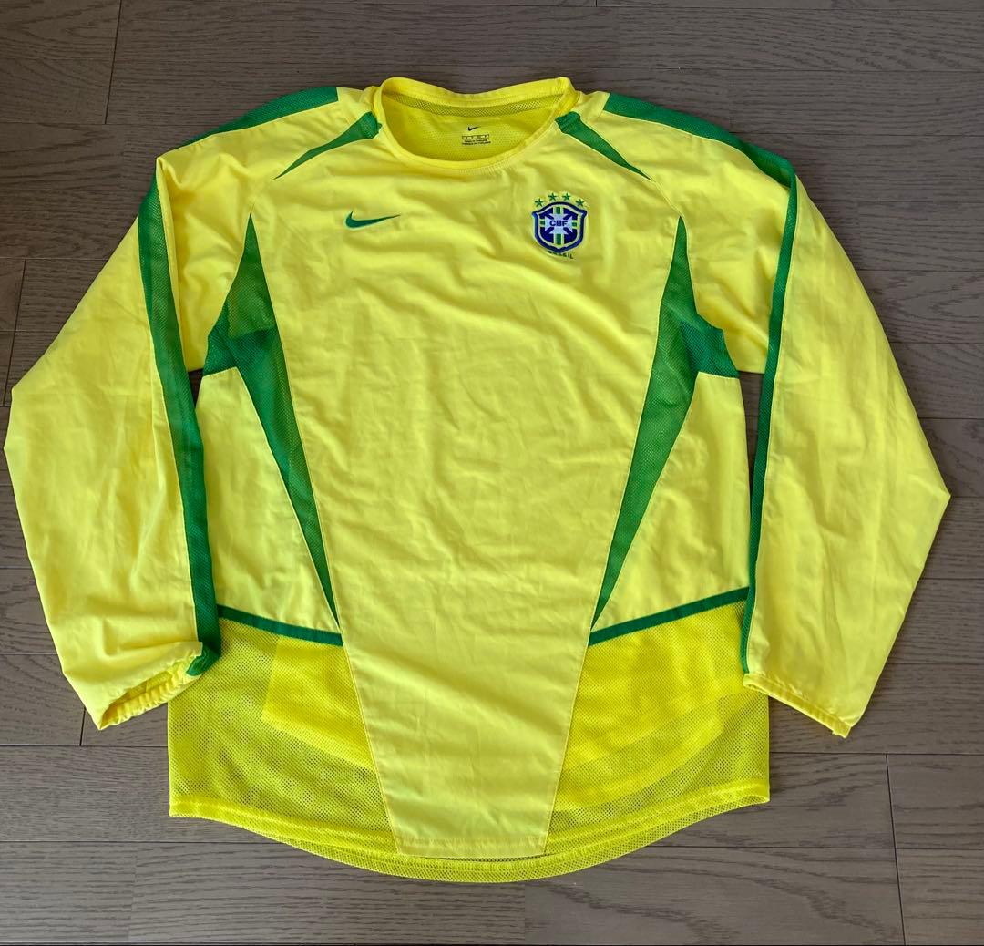 レア2002年ブラジル代表ユニフォーム長袖size s