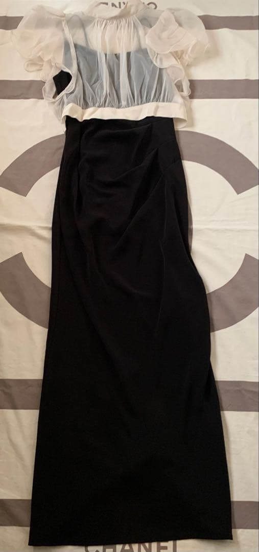 スナイデル ボレロセットドレス 黒 シースルーオケージョンパーティー結婚式