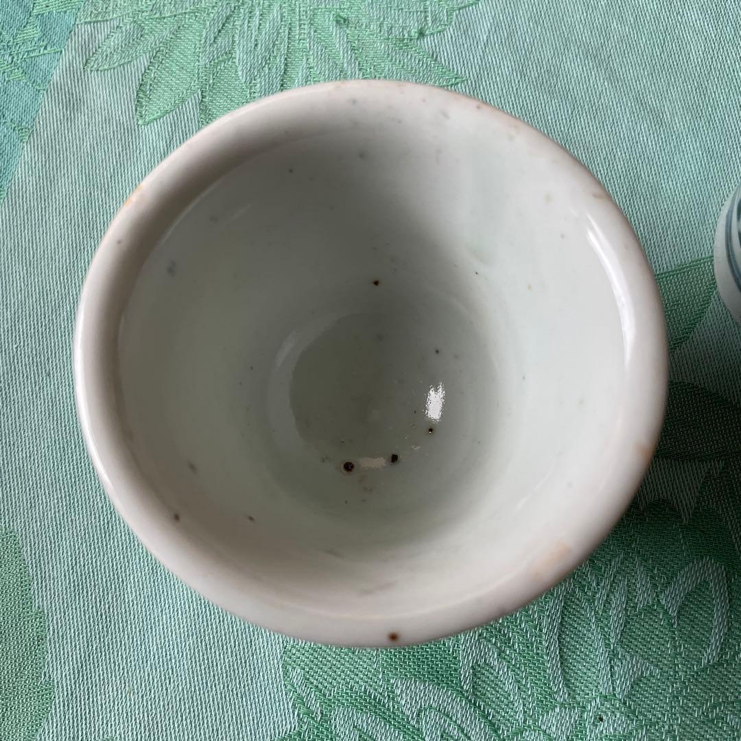 初期伊万里　染付　湯呑み茶碗　5客