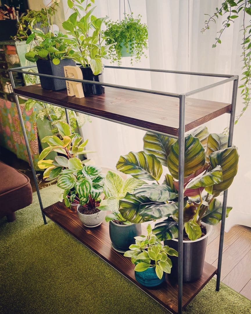 ラック　シェルフ　アイアン家具　オーダーメイド　ハンドメイド　男前家具