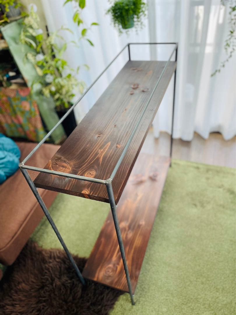 ラック　シェルフ　アイアン家具　オーダーメイド　ハンドメイド　男前家具