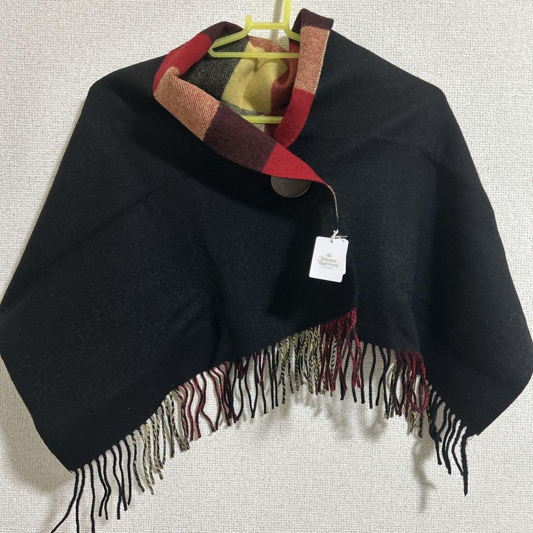 新品タグ付き　ヴィヴィアンウエストウッド　ストール　マフラー　リバーシブル