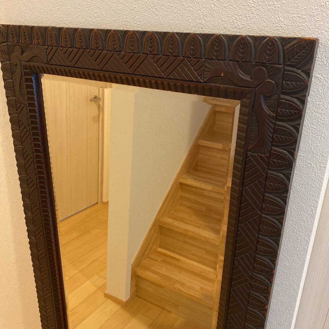 姿見　立て掛け　鏡　ミラー