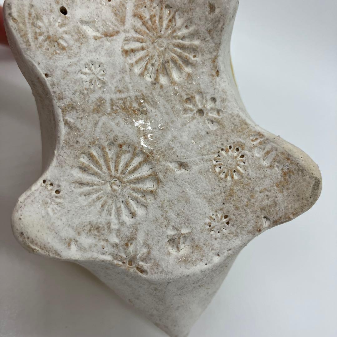 鹿児島睦　亀　置物　イエロー