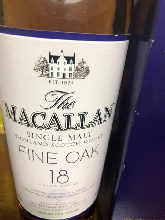 マッカラン18年　ファインオーク　終売品
