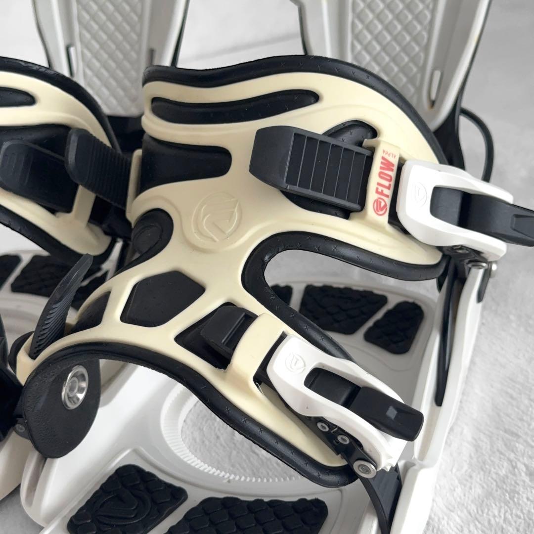 FLOW フロー スノーボード ビンディング ALPHA LG ホワイト