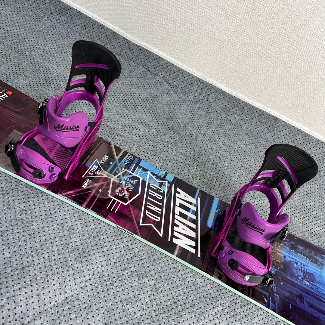 数回使用 155cm ALLIAN GRIND×BURTON MISSION M