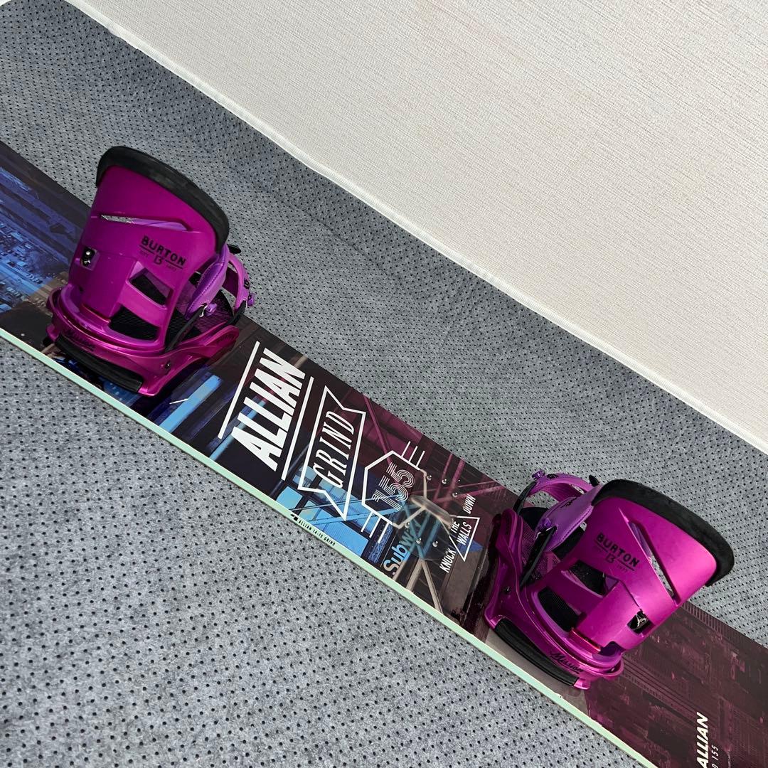 数回使用 155cm ALLIAN GRIND×BURTON MISSION M