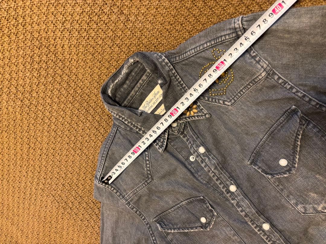 【希少】REMI RELIEF レミレリーフ ウエスタンシャツ　デニムシャツ