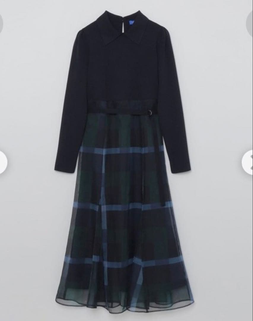 美人百科コラボ⭐︎ブルーレーベルクレストブリッジ⭐︎ワンピース36新品未使用