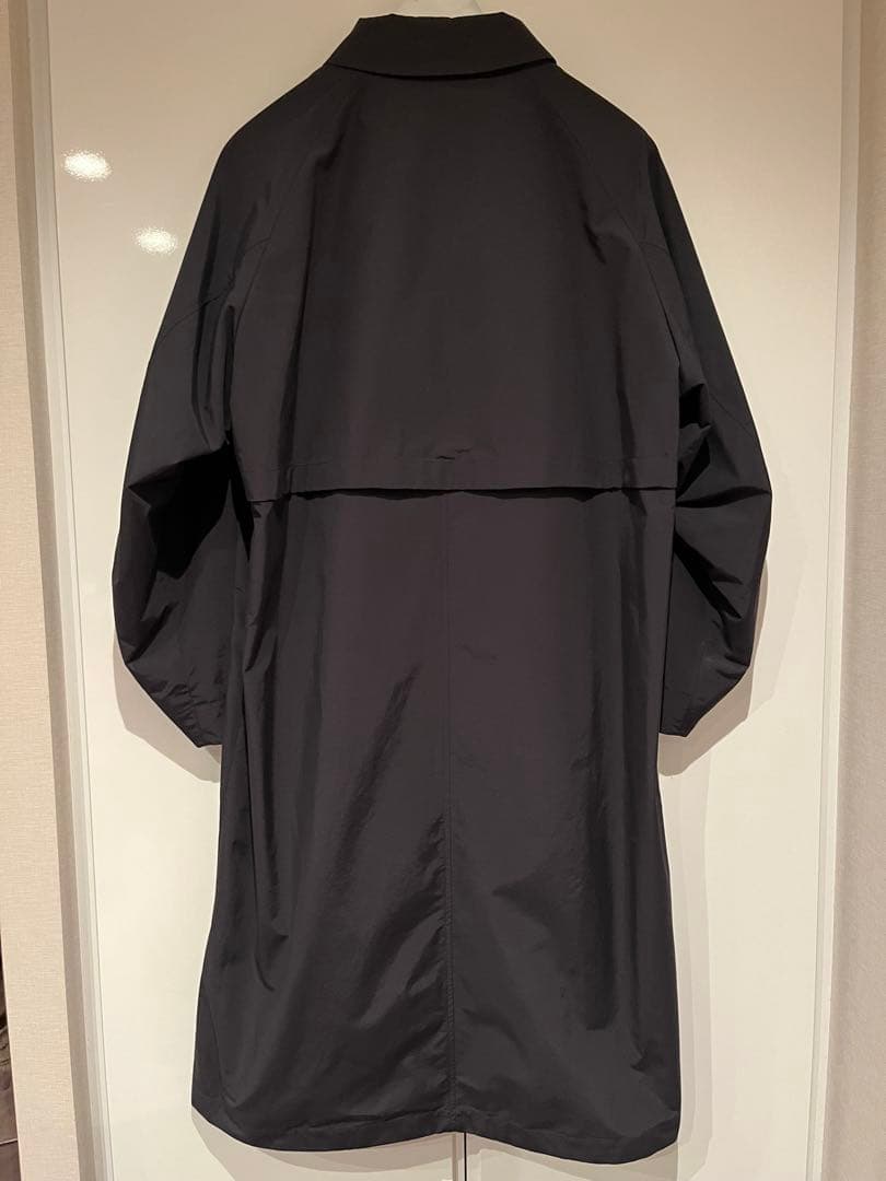 ユニクロU 2025秋冬 オーバーサイズステンカラーコート ブラック L