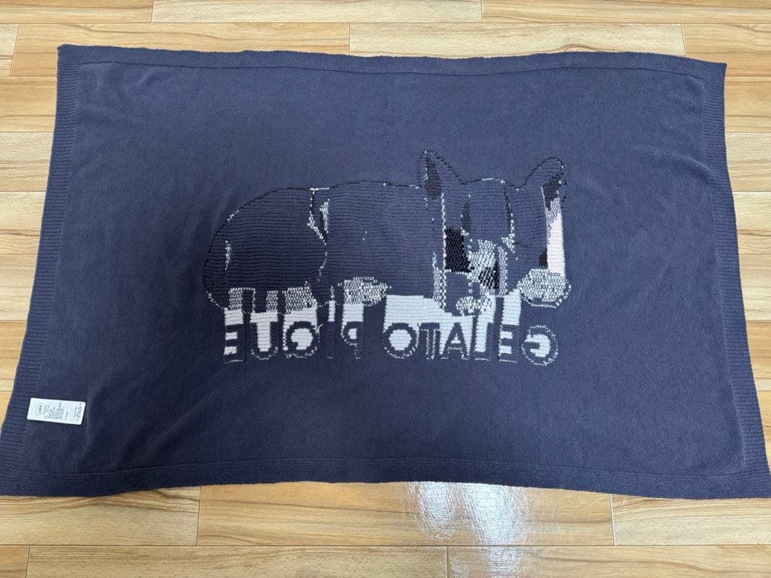 ジェラートピケ　SLEEPING DOG ブランケット