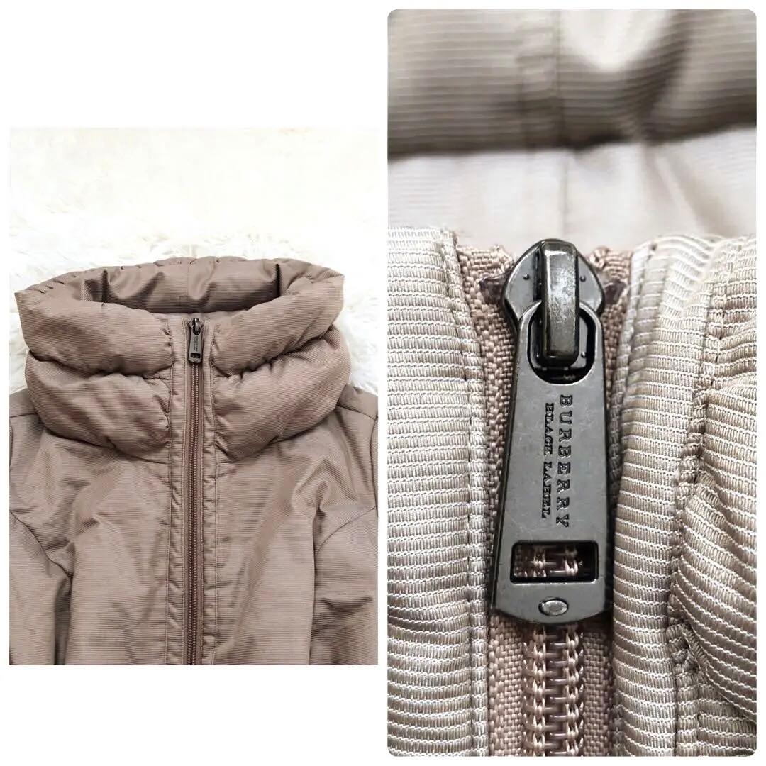 希少✨リボンベルト バーバリーブラックレーベル ダウンコート 2way ロング