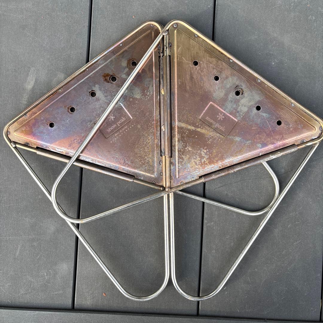 瀧波川 権左衛門之助也 　  peak 焚き火台M