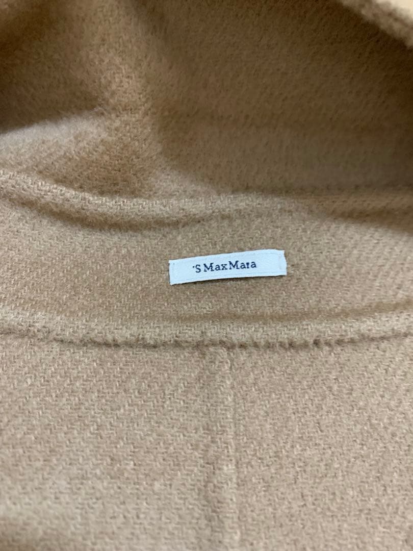 近年　Sマックスマーラ　ダブルフェイス　クチートアマーノ　キャメル　コート