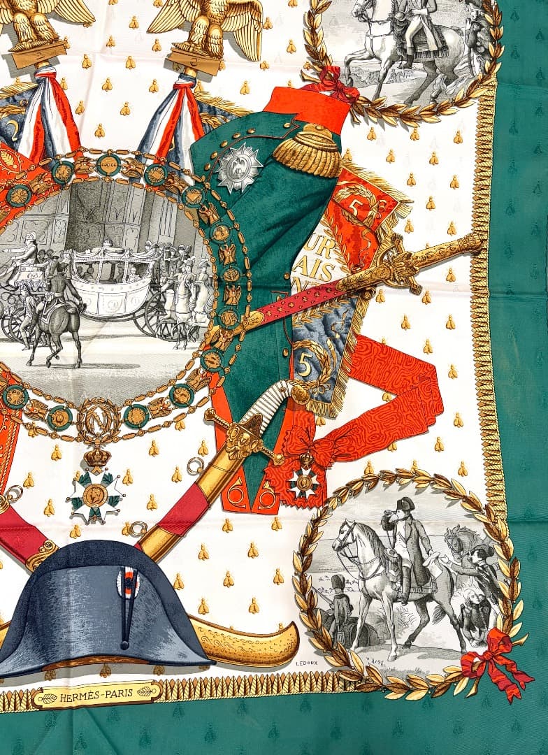 HERMES エルメス　カレ90 NAPOLEON ナポレオン