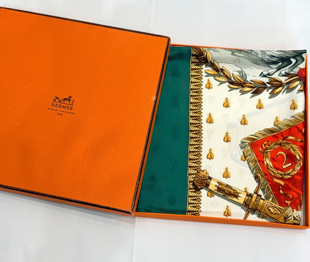 HERMES エルメス　カレ90 NAPOLEON ナポレオン
