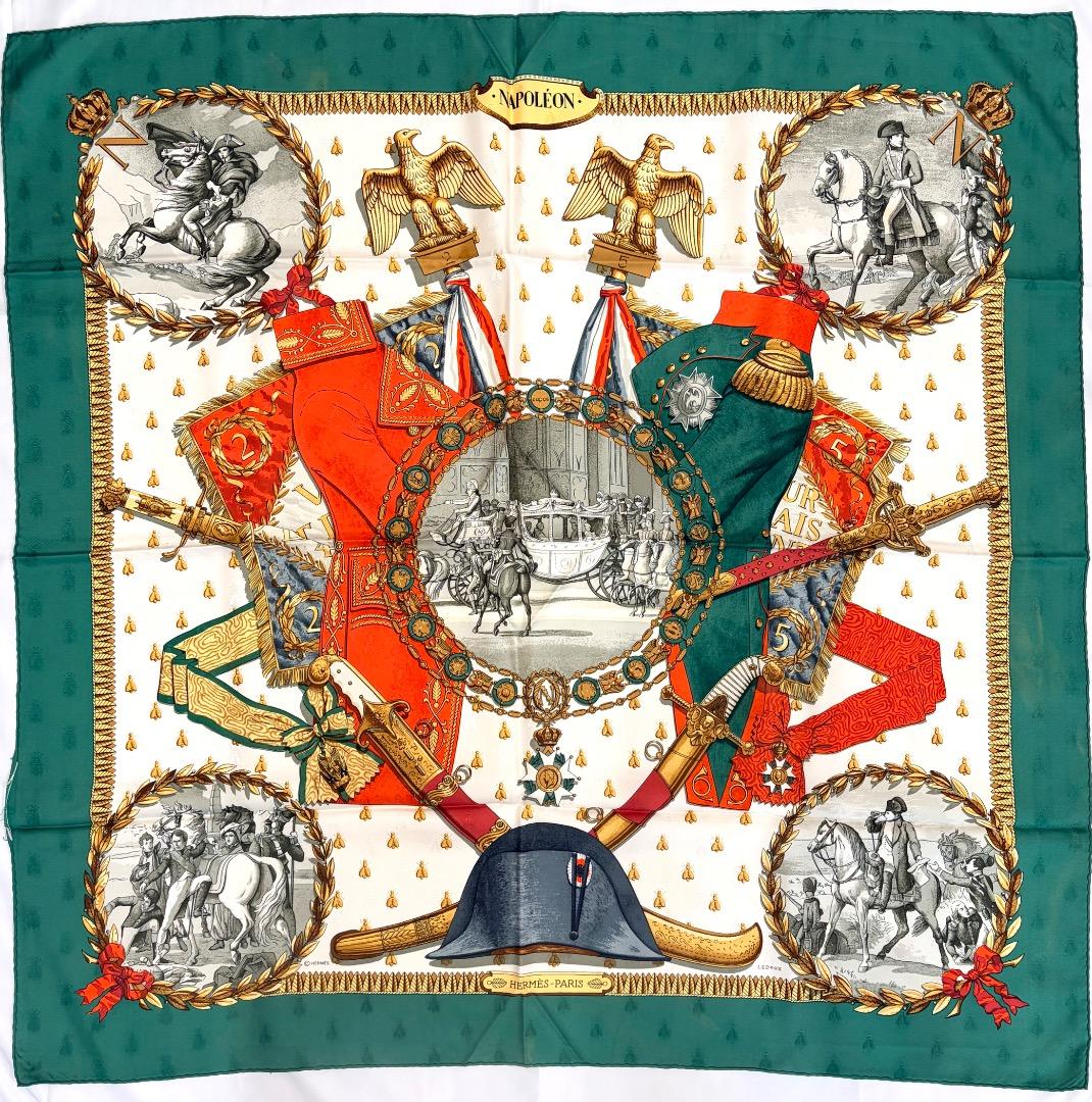 HERMES エルメス　カレ90 NAPOLEON ナポレオン