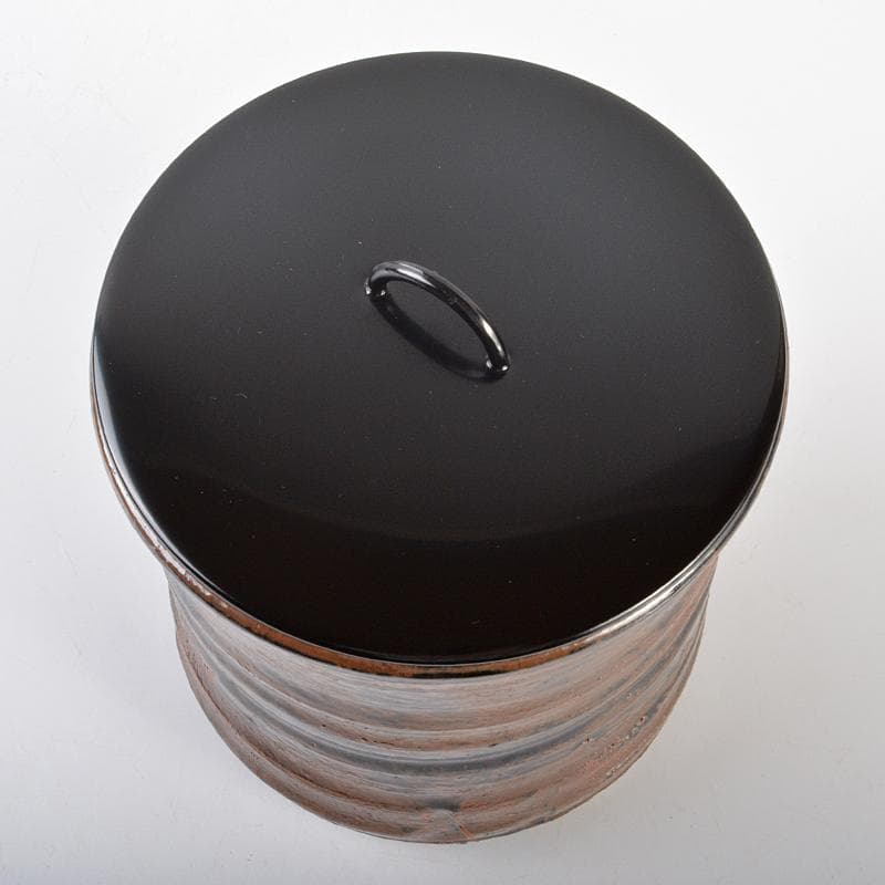 MTaki　古瀬戸祖母懐鉄釉　水指　裏千家十五代鵬雲斎極め箱　MR6575