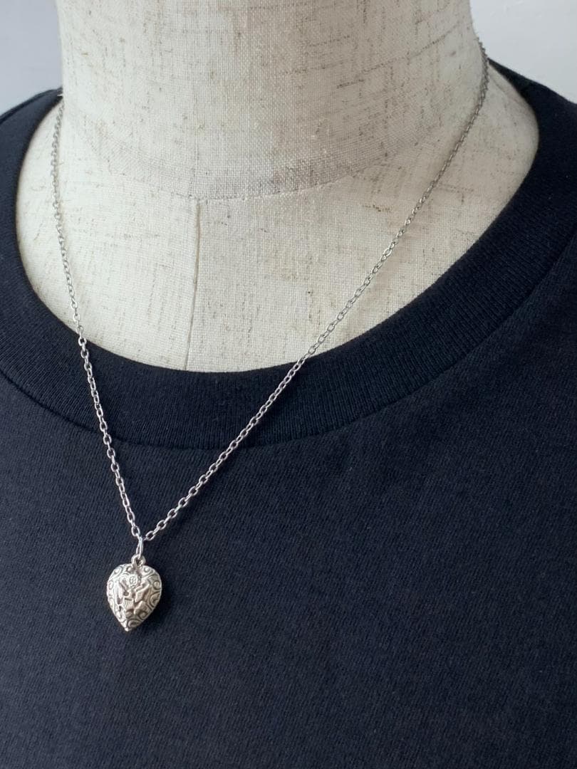 スウィートハートジュエリー白頭鷲 陸軍 シルバー ヴィンテージネックレスNAVY