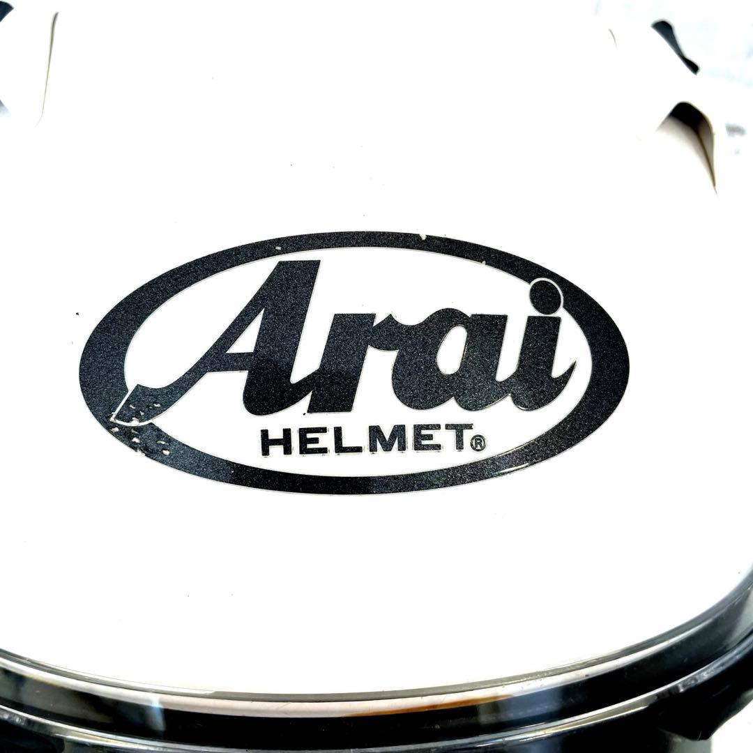 【Arai 】アライ　クワンタム-Ｊ　フルフェイスヘルメット 57.58cm 白