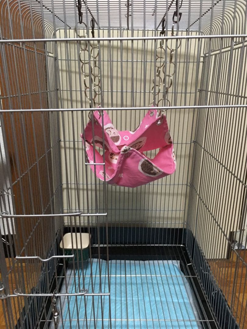 モモンガハウス(ハリネズミ柄ver.3)ボアベージュ  冬仕様