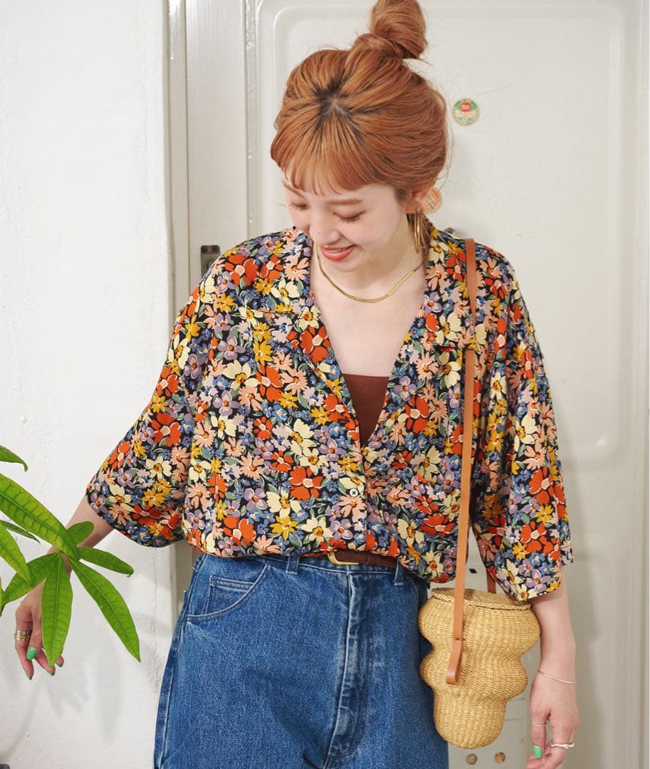 完売新品未使用　B.C STOCK 【ZOZO限定】アソート柄シャツ　人気色