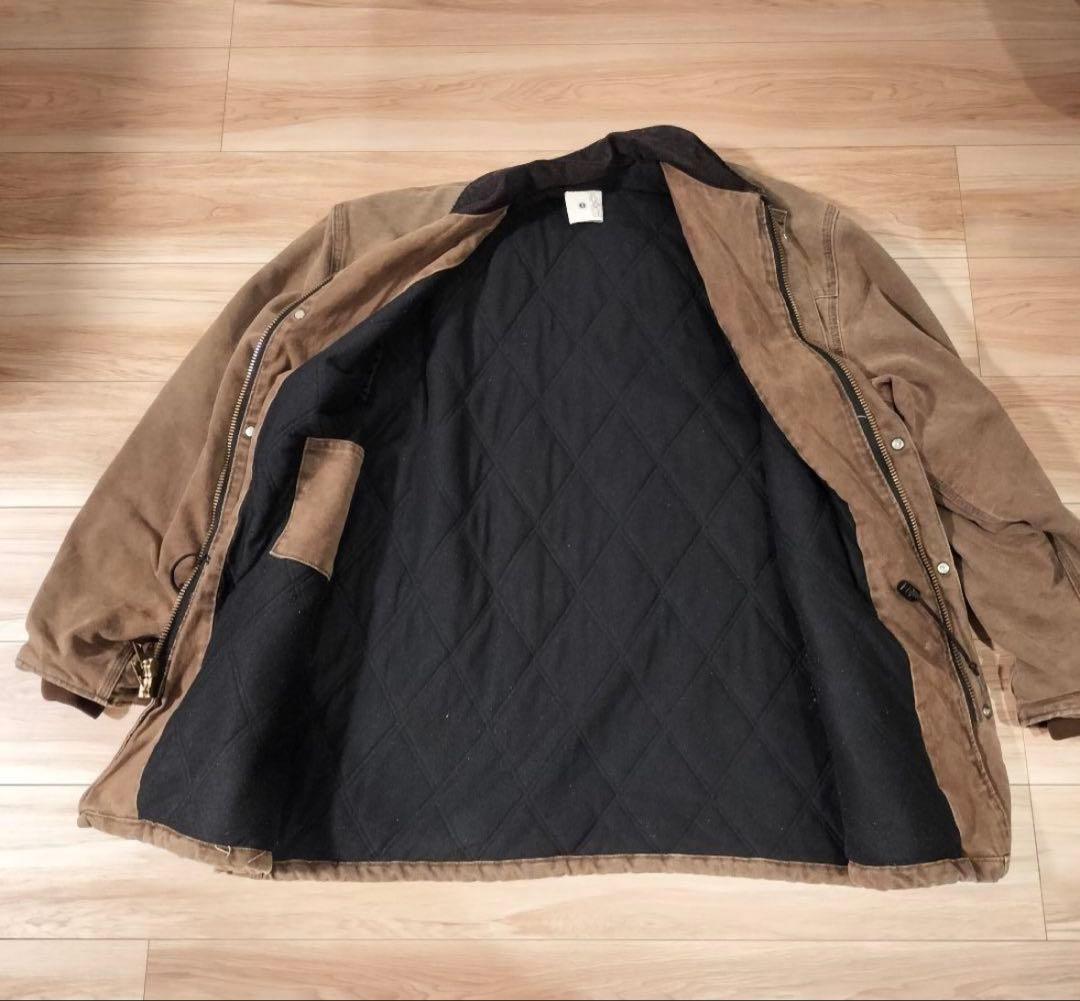 90s Carhartt カーハート ダックジャケット XL ブラウン 古着