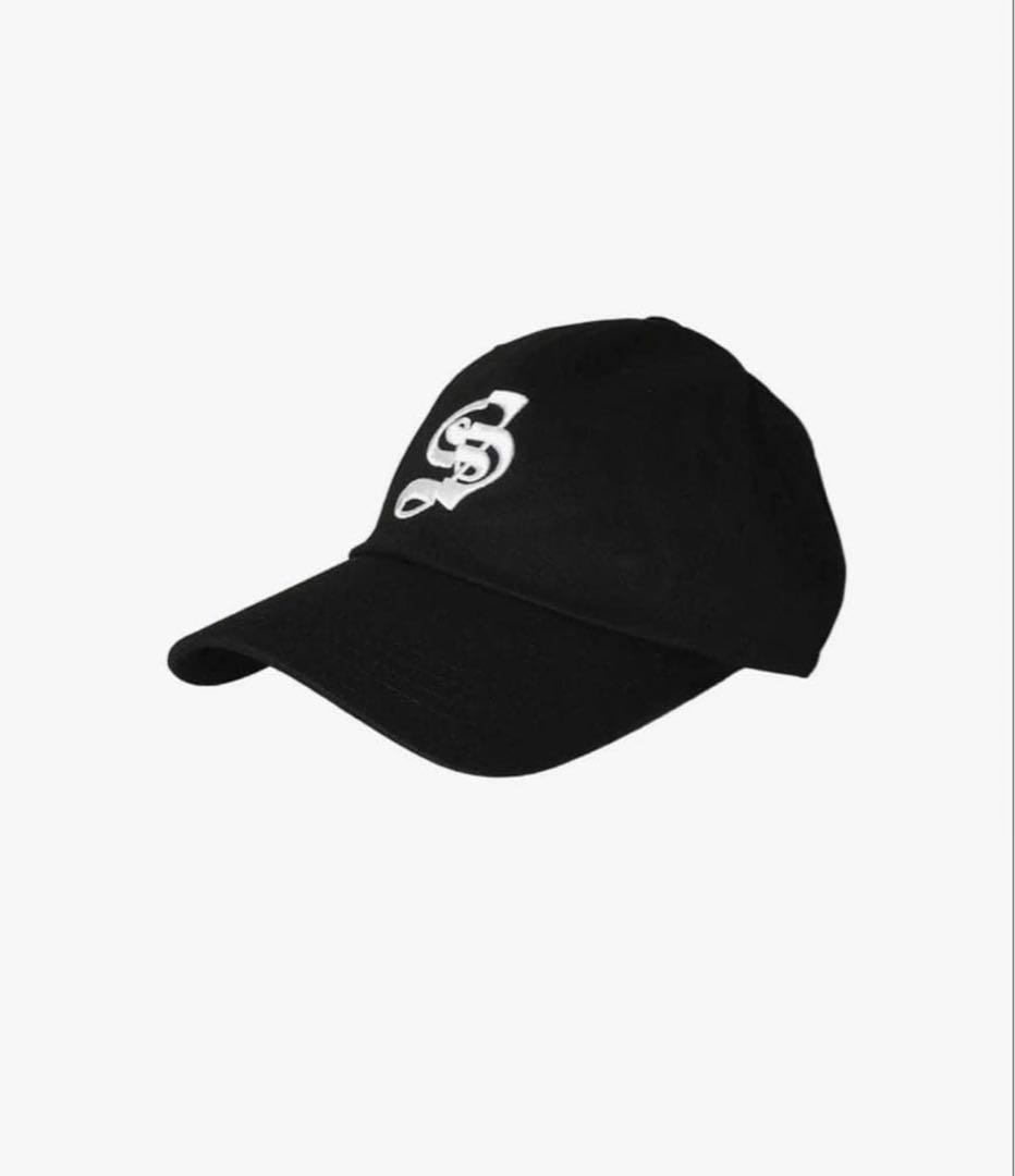 帽子 theredthered S logo cap scarlet bk