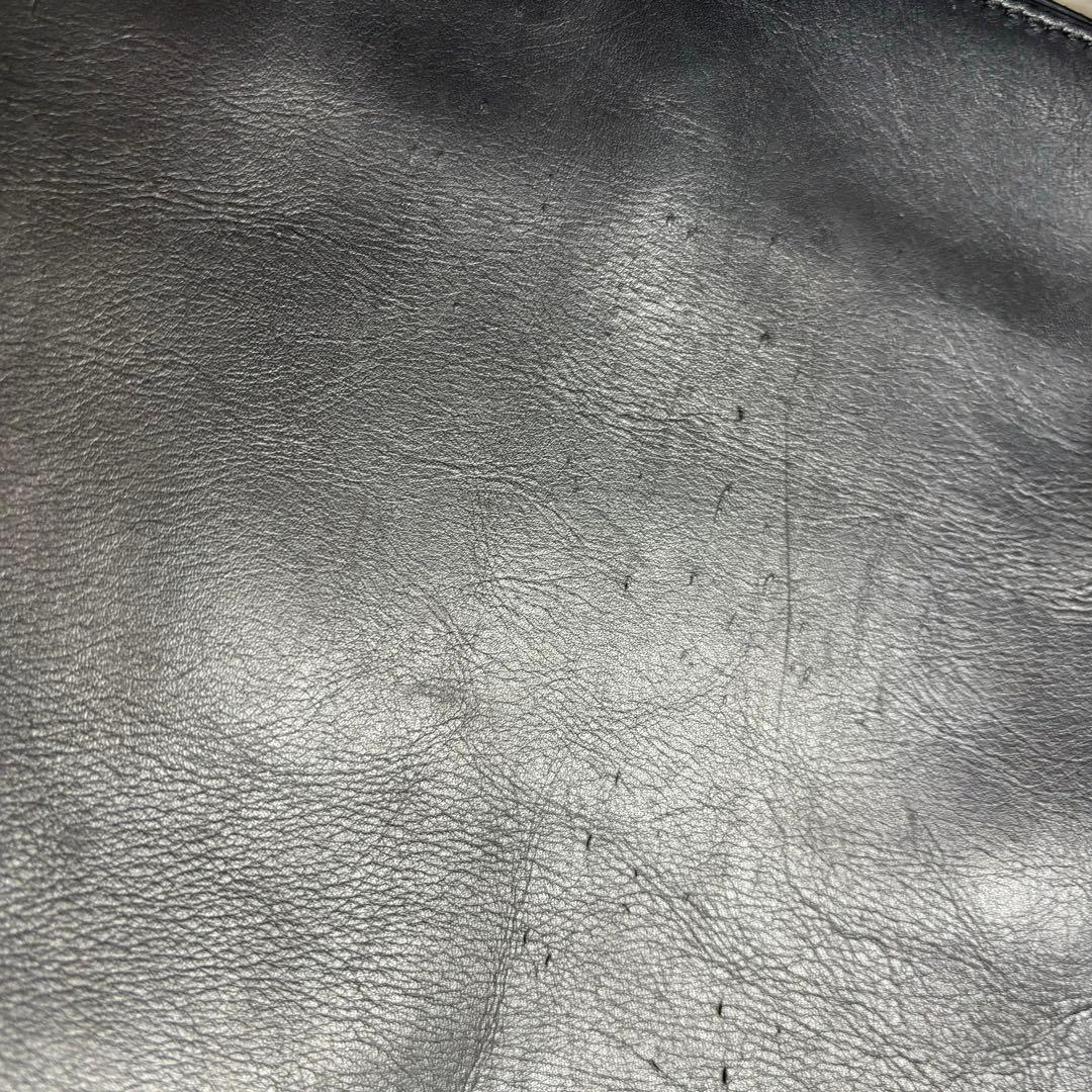 マザーハウス ショルダーバッグ メッセンジャーバッグ チャコールグレー 革