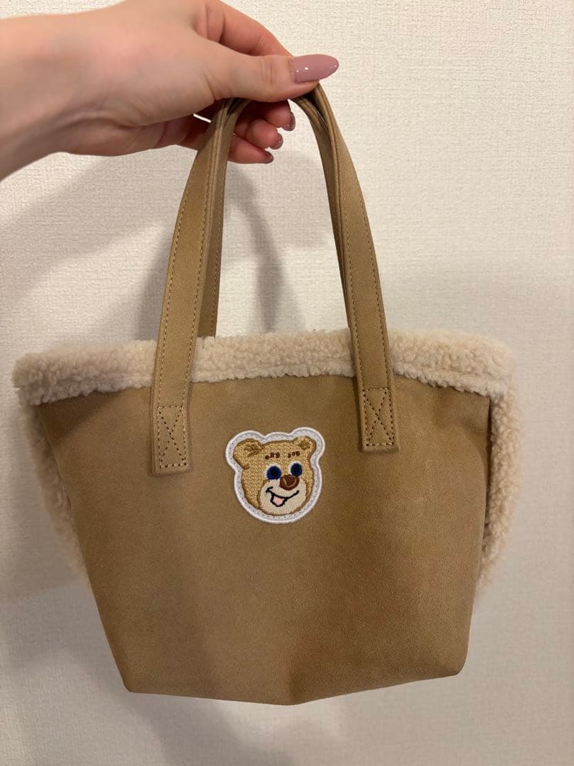 LOVERARY ベージュ トートバッグ