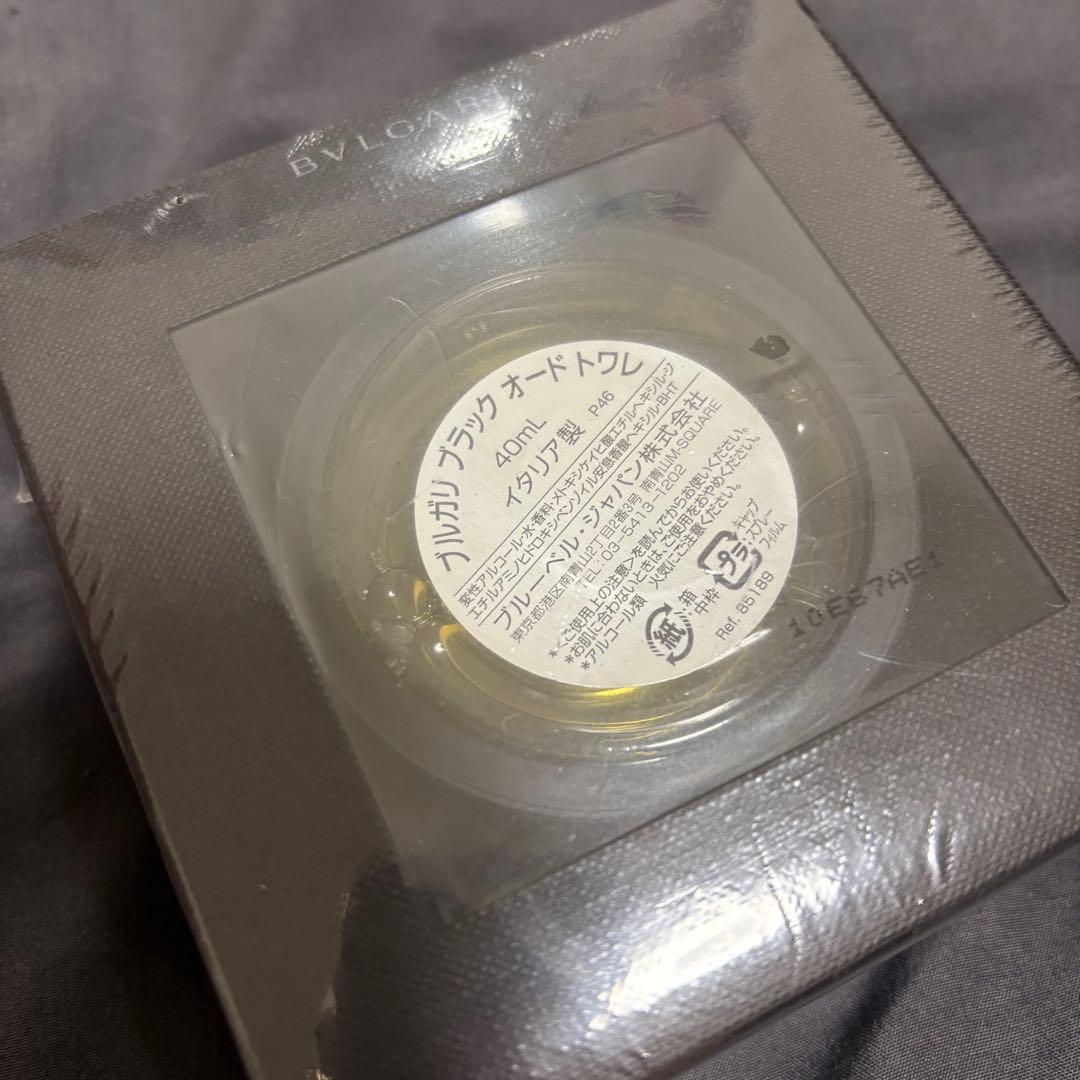 【新品未開封】ブルガリ　ブラック　オードトワレ　40ml　香水　イタリア製