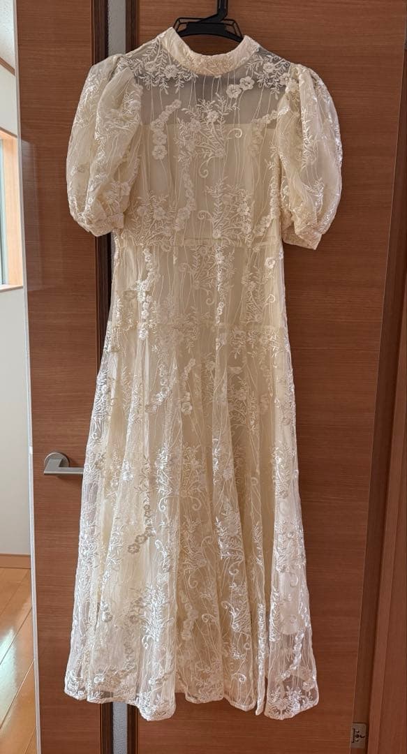 【Acka.】lace flare dress※値引不可