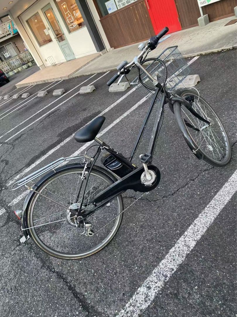 手元コントローラーでアシストモードの切替 電動アシスト自転車　DACT266