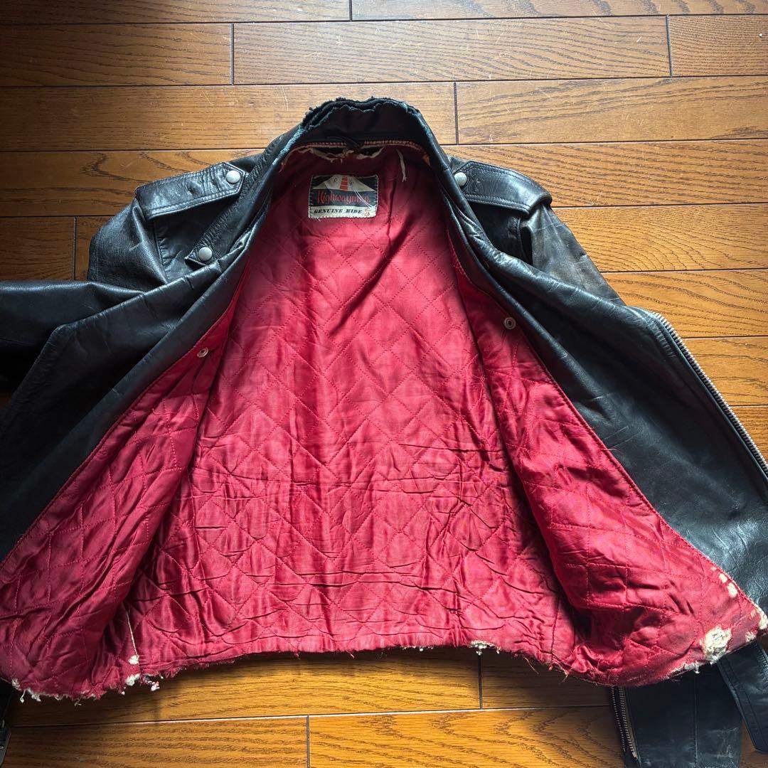 希少モデル！要修理！60s Highwayman ライダースジャケット　牛革