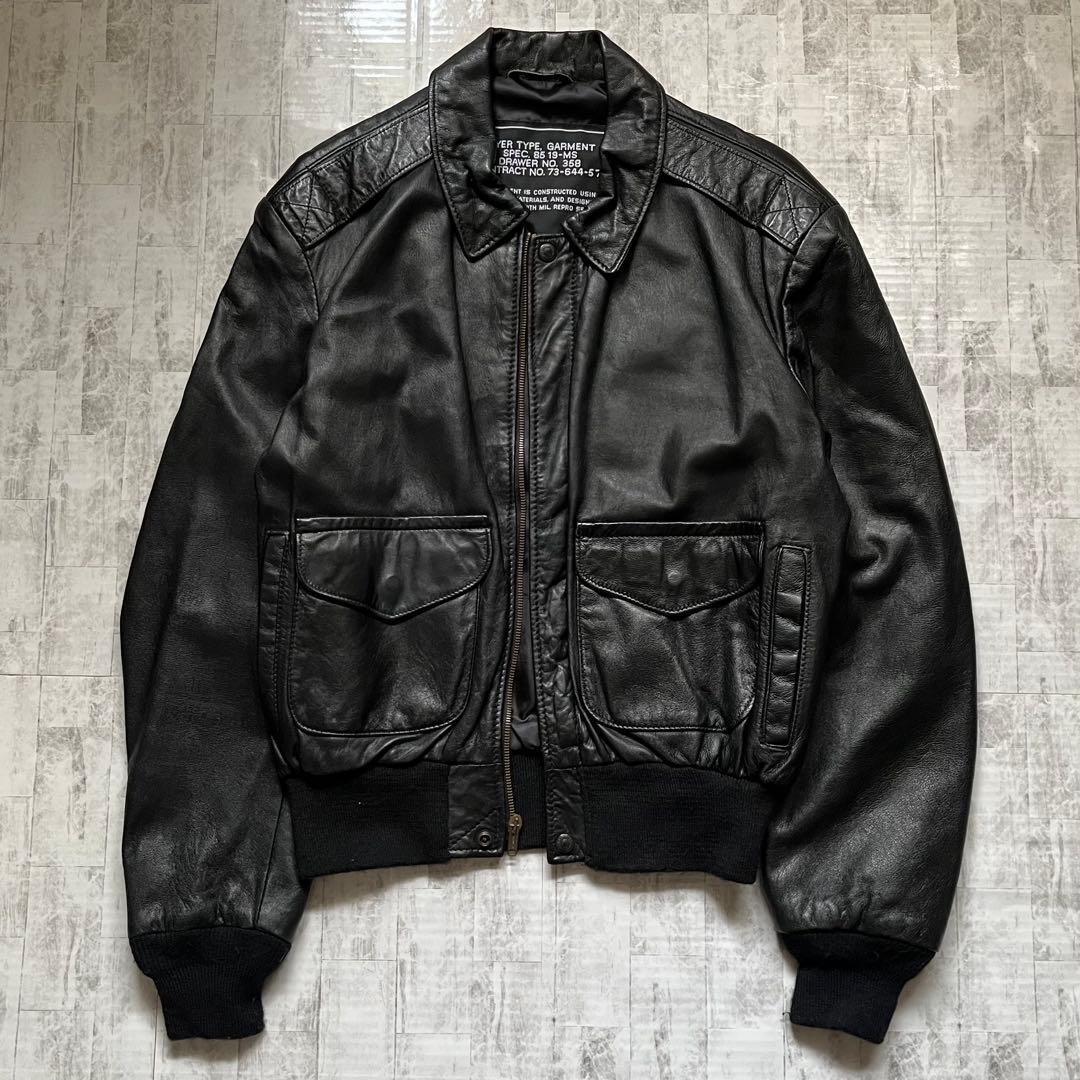 80's vintage Schott シングルライダース 44 革ジャン