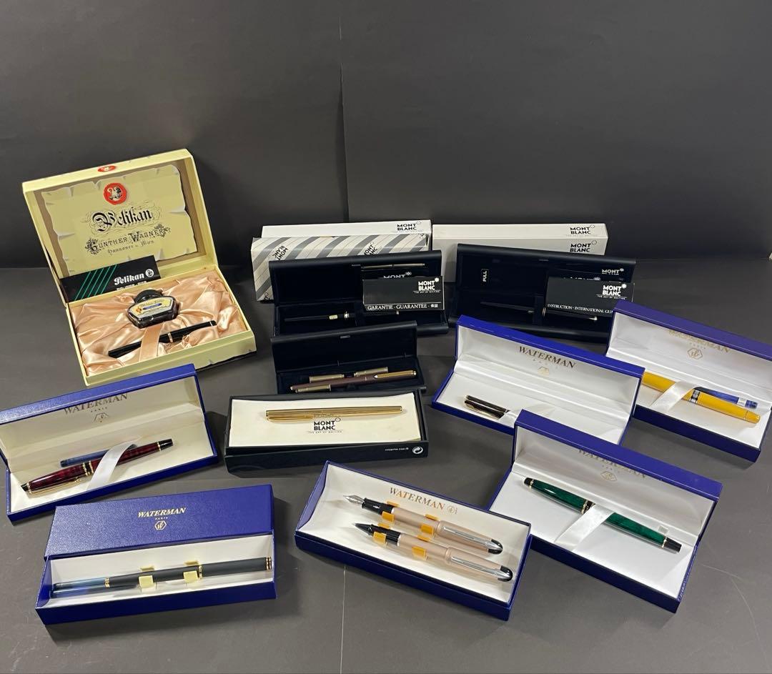 d*3様 MONTLANC Pelikan Waterman 万年筆セット 未使