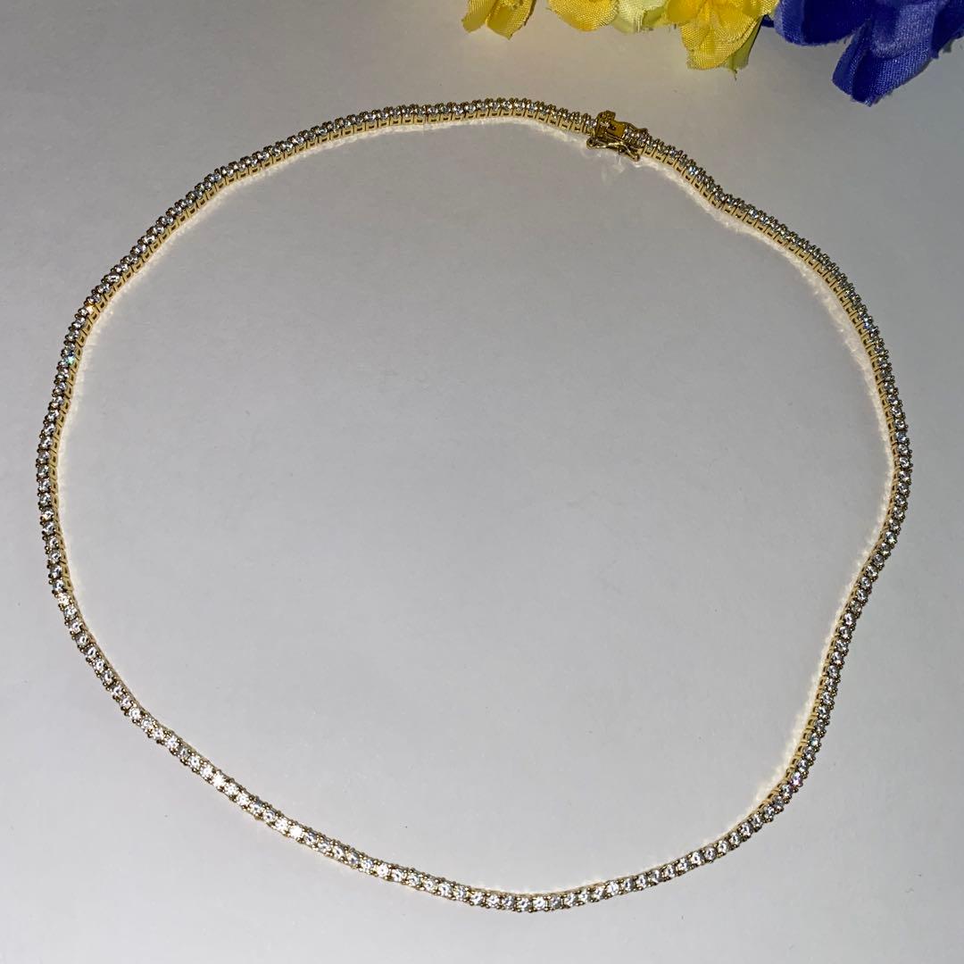 Glitter ゴールドネックレス 47cm