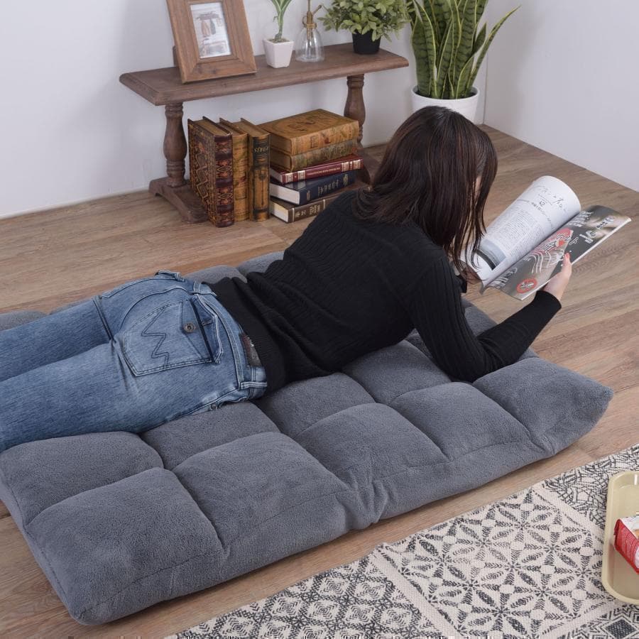 東谷 もこもこワイドリクライナー FKC-005BK 1133