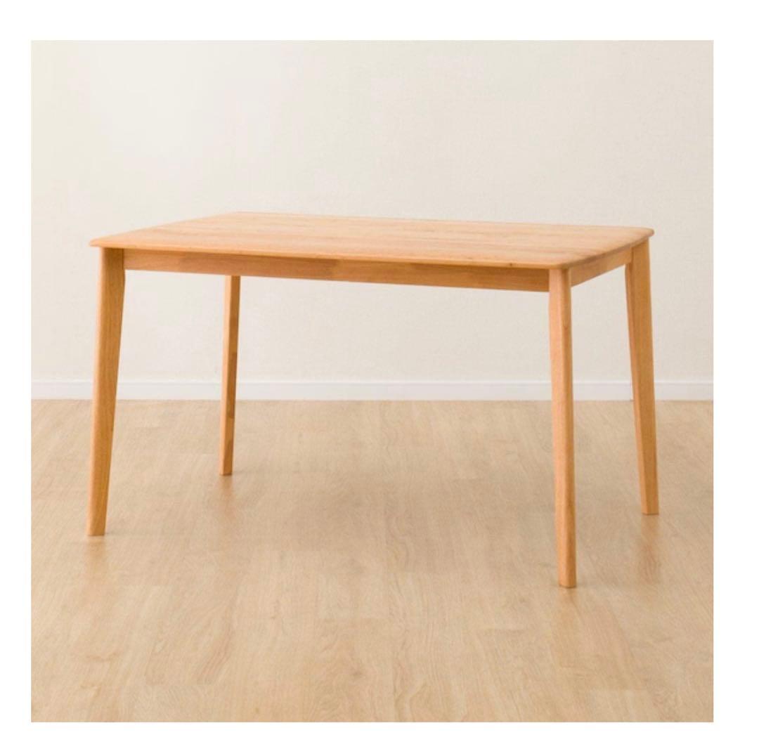 ニトリ　ダイニングテーブル　アルナス　120×80