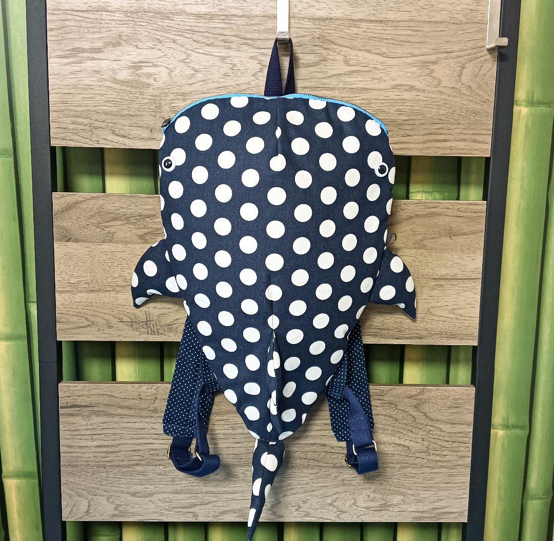 ジンベイザメ　リュックサック　　ハンドメイド　鮫