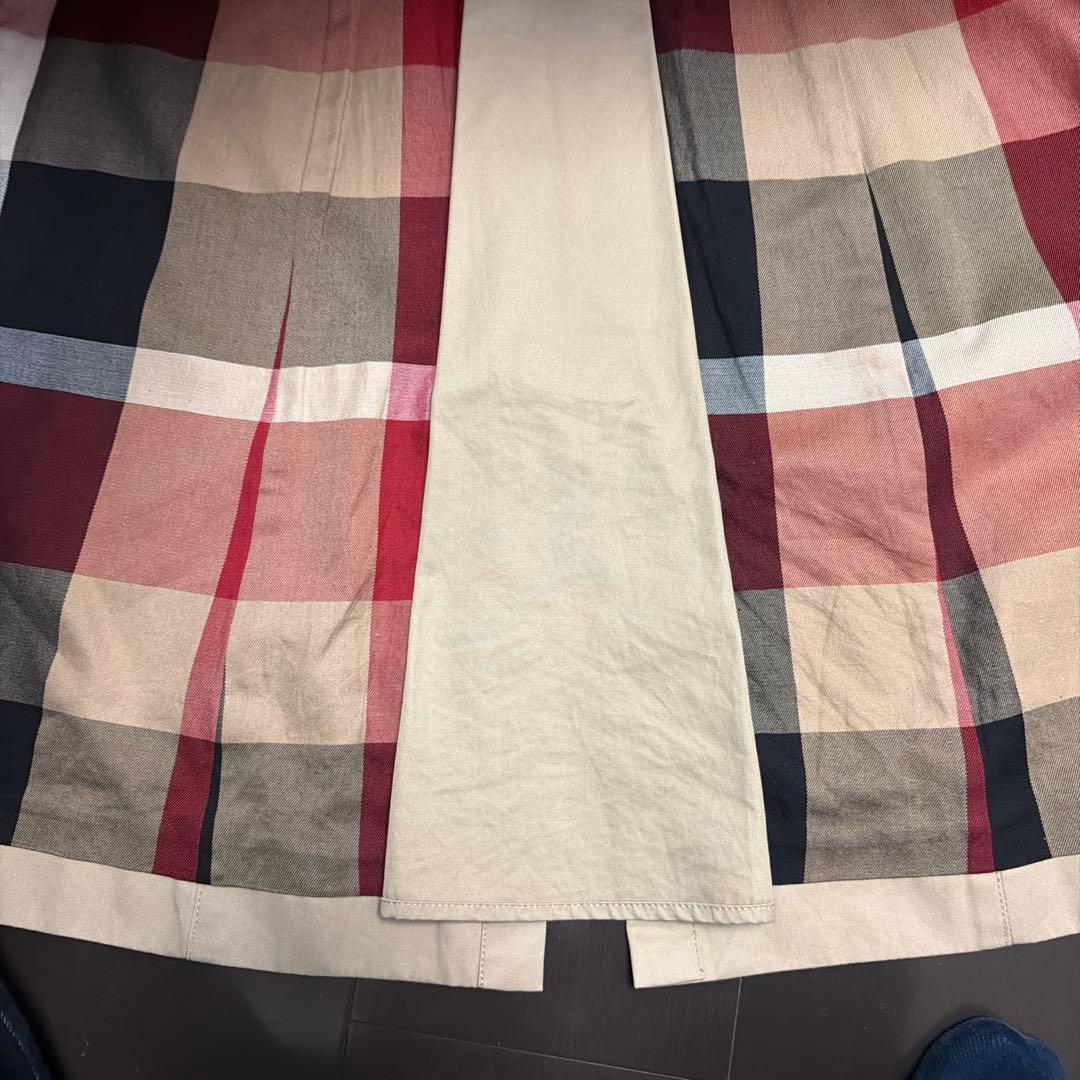 ブルーレーベル クレストブリッジ ベージュ ダブルブレスト トレンチコート