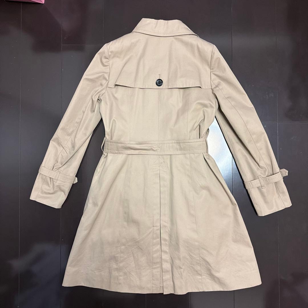 ブルーレーベル クレストブリッジ ベージュ ダブルブレスト トレンチコート