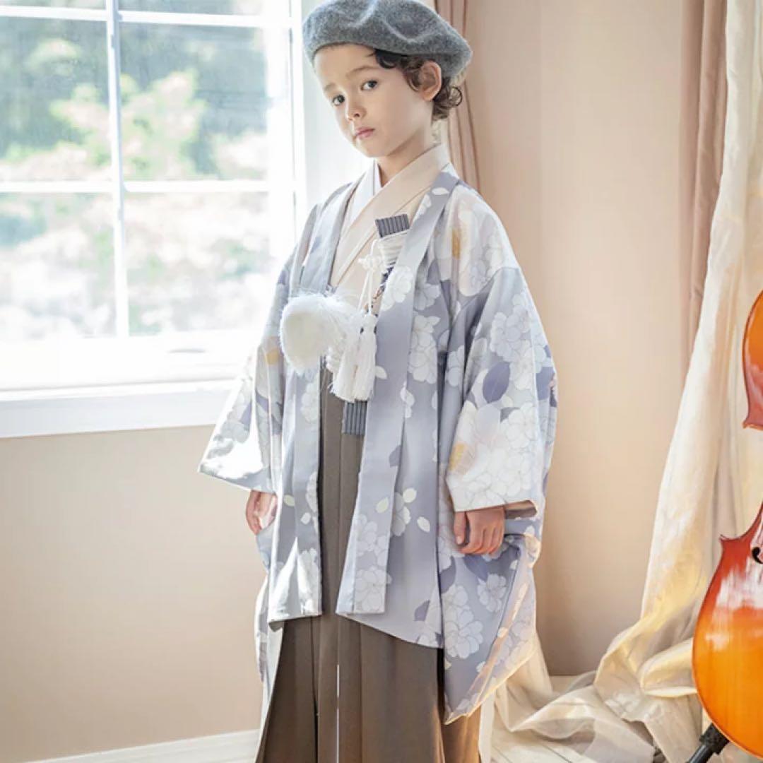 キャサリンコテージ 男の子 袴 八重桜ネージュ 七五三 5歳 115cm